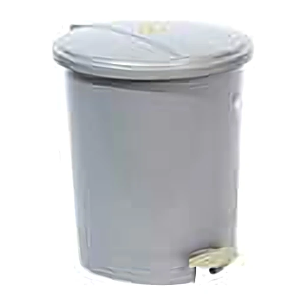 Pedallı Çöp Kovası Gri (40 L)