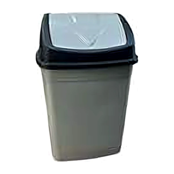 Menteşeli Kapaklı Plastik Çöp Kutusu (15-20 L)